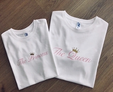 Immagine di T-SHIRT PRINCESS + T-SHIRT QUEEN